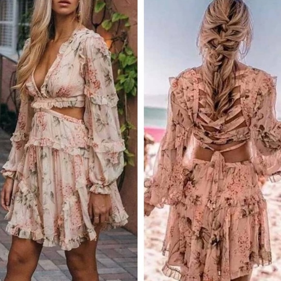 🌸🌸Felicity Mini Ruffle Dress🌸 - Picture 4 of 9